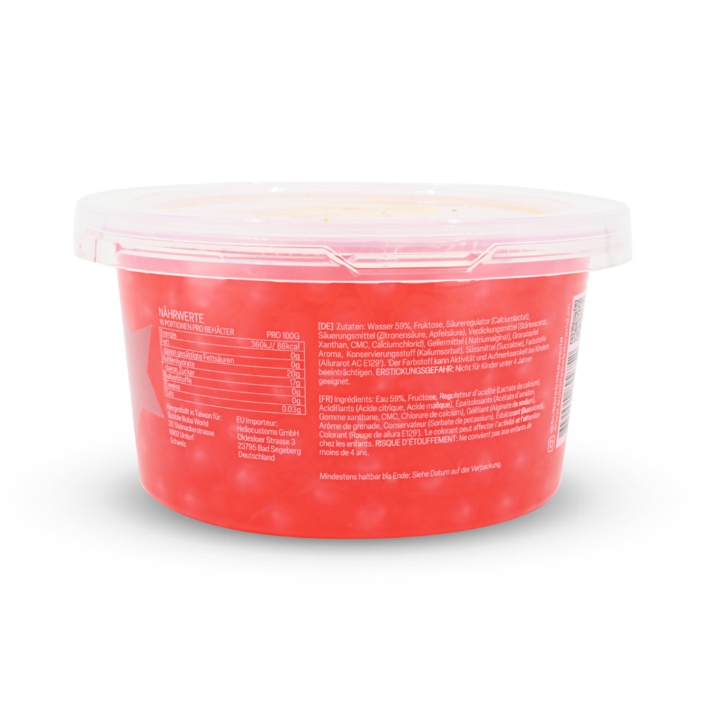 Popping Boba 490g Pomegranate