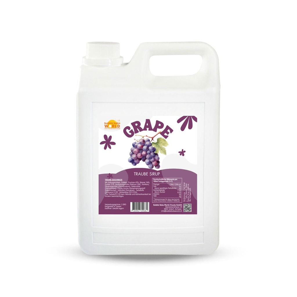 Syrup 2.5kg Grape