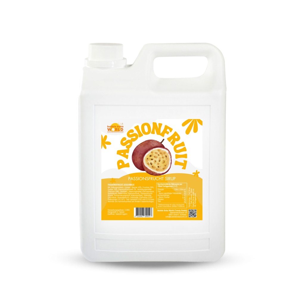 Syrup 2.5kg Passionfruit