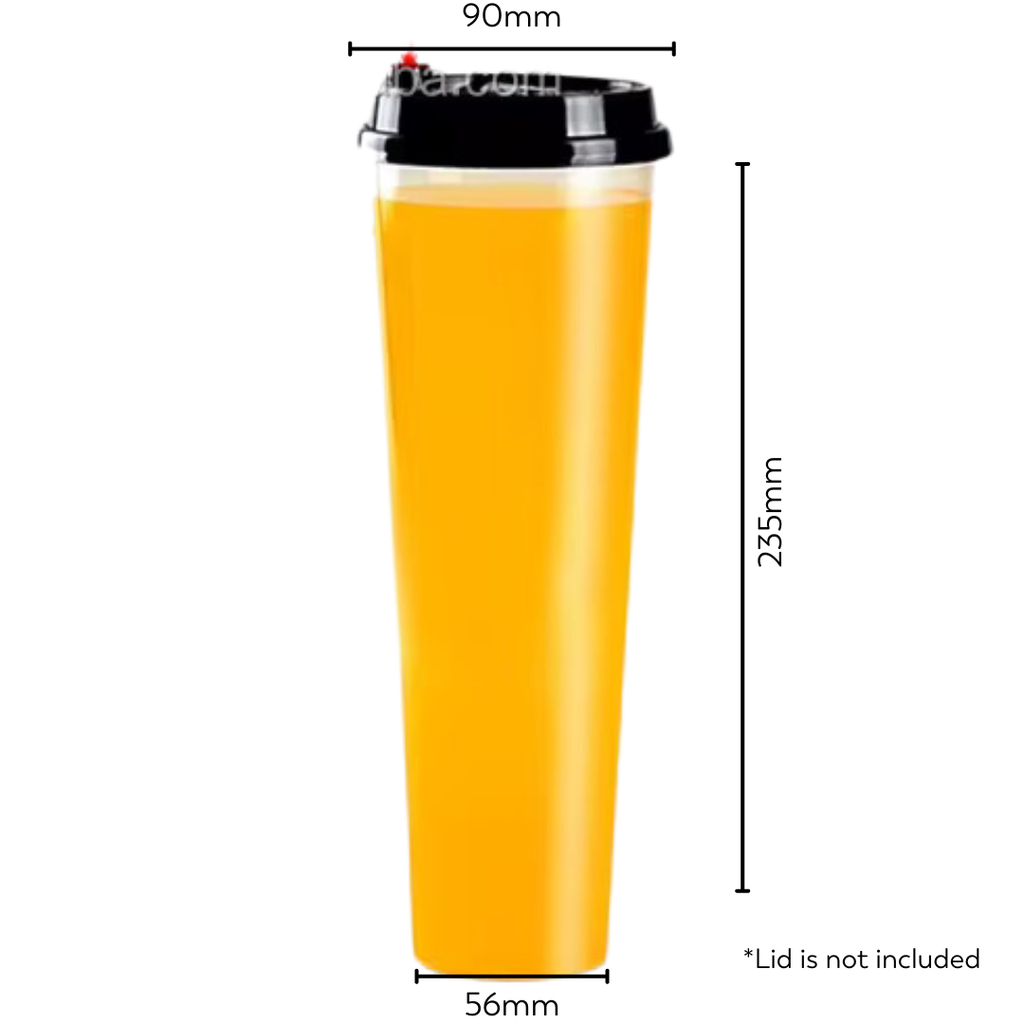 Packaging PP1000 Cups Transparent Hard Plastic Ø90mm x 500pc