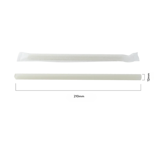 [10PK14] Straw Bamboo Fibre 12x210mm 125pc