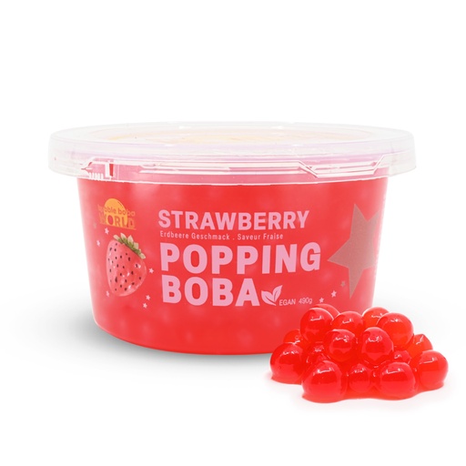 [02PP49006] Popping Boba 490g Strawberry
