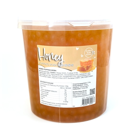 [02PP3205] Popping Boba 3.2kg Honey
