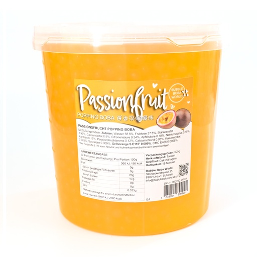 [02PP3210] Popping Boba 3.2kg Passionfruit