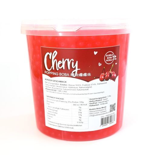[02PP3202] Popping Boba 3.2kg Cherry