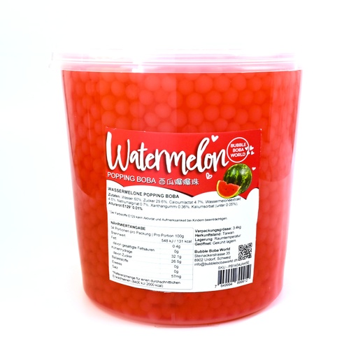 [02PP3215] Popping Boba 3.2kg Watermelon