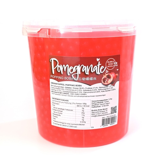 [02PP3212] Popping Boba 3.2kg Pomegranate