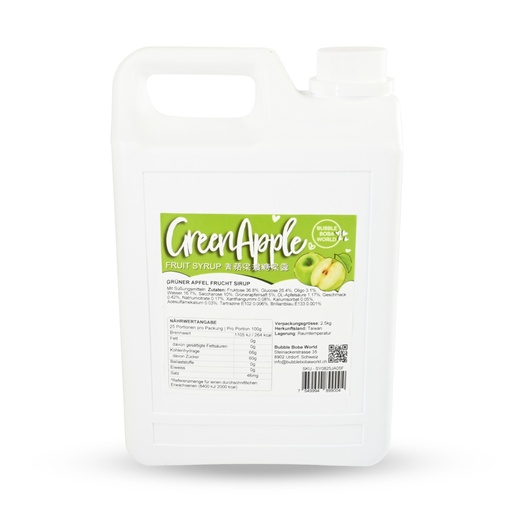 [03SY2504] Syrup 2.5kg Green Apple