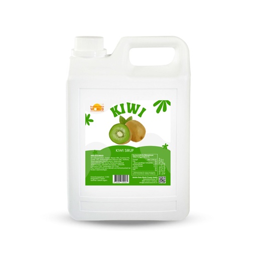 [03SY2506] Syrup 2.5kg Kiwi (with pulp)