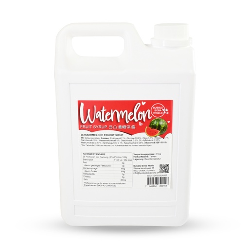 [03SY2516] Syrup 2.5kg Strawberry (with pulp)