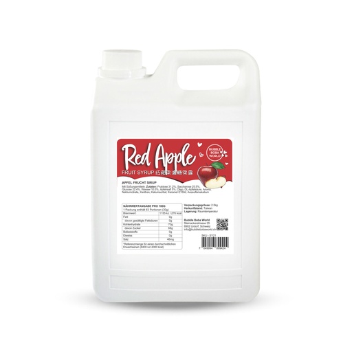 [03SY2514] Syrup 2.5kg Red Apple