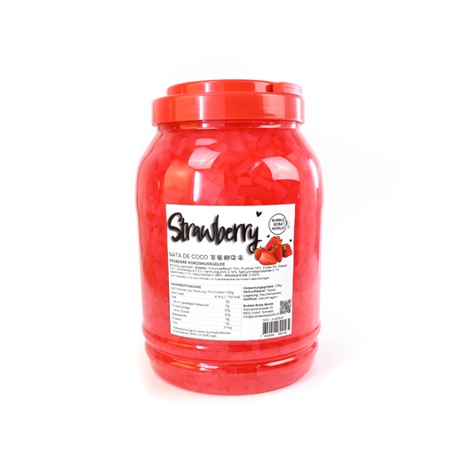 [04CJ3907] Coconut Jelly 3.85kg Strawberry